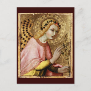 ANGEL ANNONCIATION par Simone Martini Carte de vac