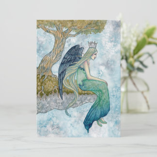 Angel Art von Holly Durr Dankeskarte