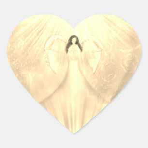 Angel Art Yellow Archangel Uriel Gebet Sticker