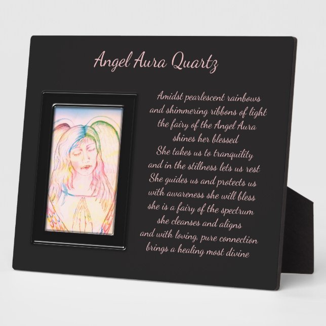 Angel Aura Quartz Fairy Fotoplatte (Seite)