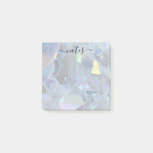 Angel Aura Quartz Modernes Glam Note Pad Post-it Klebezettel