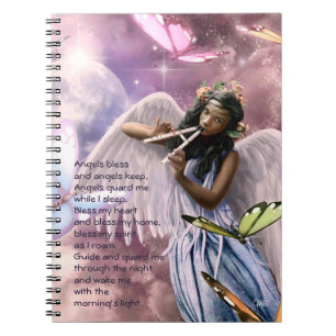 Angel avec papillons Carnet cadeau personnalisé