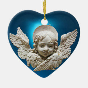 ANGEL / Baby's First Christmas Foto Template Keramik Ornament