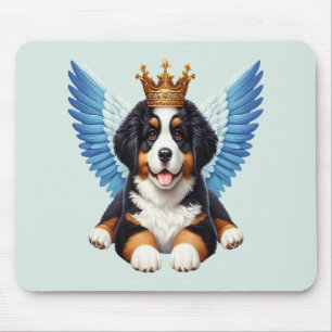 Angel Bernese Mountain Dog Lovers Berner Puppy Mousepad