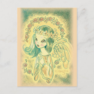 Angel beten postkarte