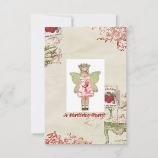 Angel Birthday Einladung
