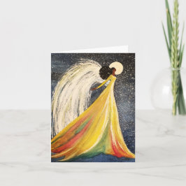 Angel-BLANK-Merkkarte für das Mondlicht