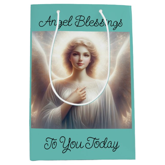 Angel Blessings Geschenktasche Mittlere Geschenktüte (Vorderseite)