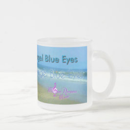 Angel Blue Eyes Mattierte Tasse