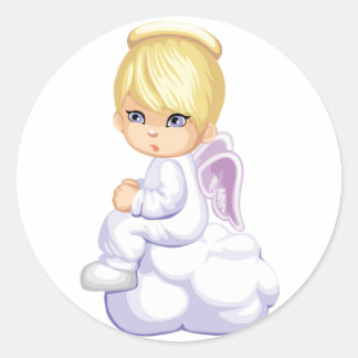 Angel Boy Sticker
