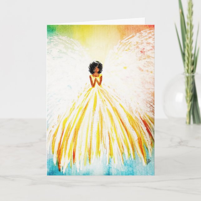 Angel Bright Holiday Card Karte (Vorderseite)