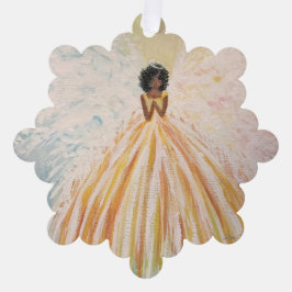 Angel Bright Paper Ornament (FRAZIER PENNER) Karte