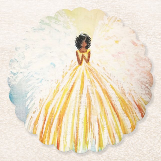 Angel Bright Paper Untersetzer Set (6) (Vorderseite)