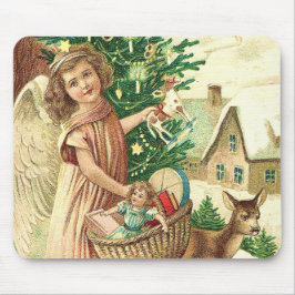 Angel bringen Weihnachtsgeschenke und Geschenke Mousepad