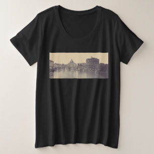 Angel-Burg und Vatikankuppel Große Größe T-Shirt