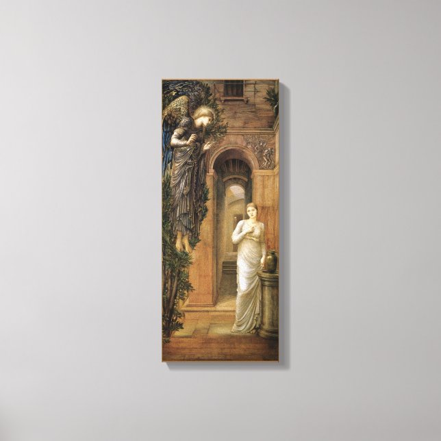 Angel Burne-Jones - Annunziation CC0435 Leinwanddruck (Vorderseite)