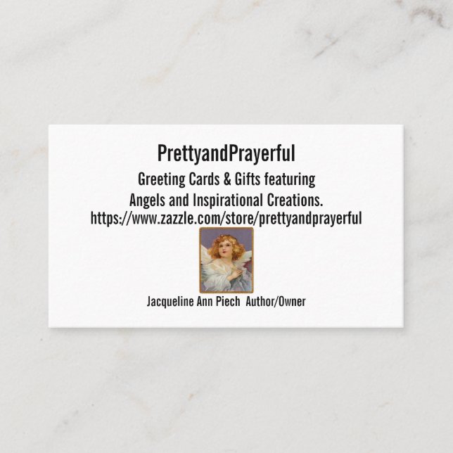 Angel Business Card Visitenkarte (Vorderseite)