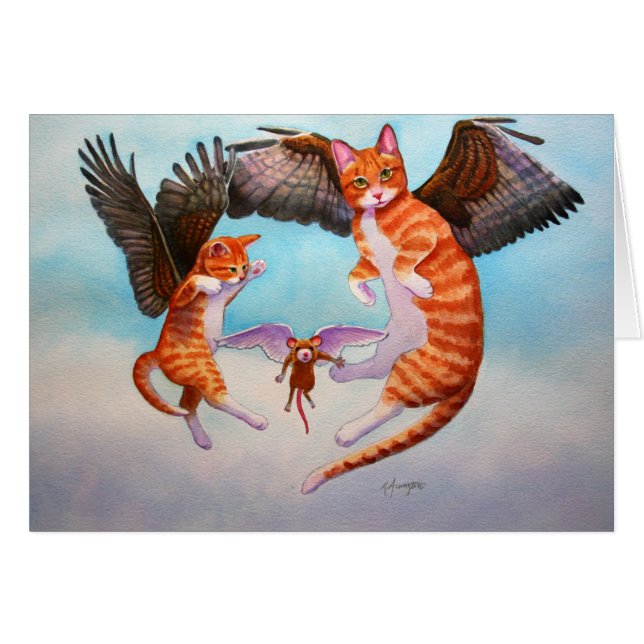 Angel Cat and Mouse Game (Vorderseite (Horizontal))