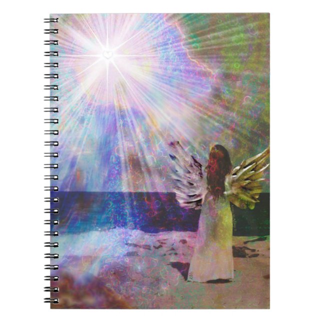 Angel Celestial Magical Beach Small Notebook Notizblock (Vorderseite)