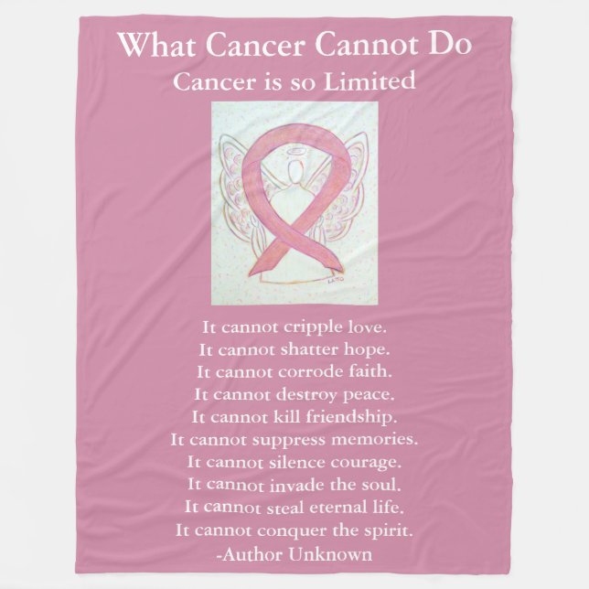 Angel Chemo Blanket Fleecedecke (Vorderseite)
