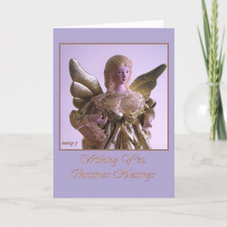 Angel Christmas Card Feiertagskarte