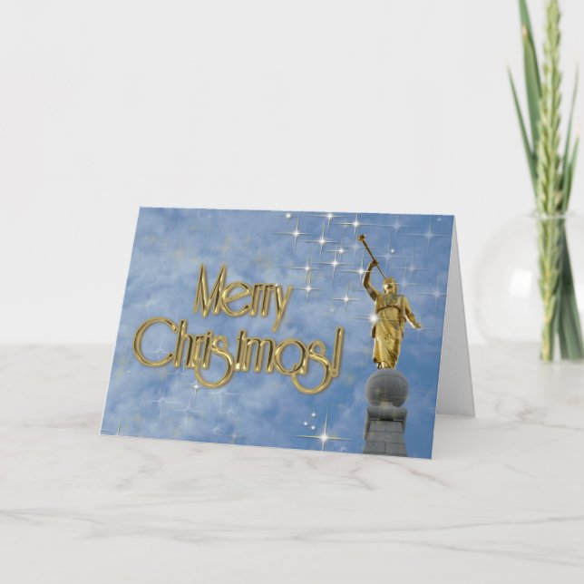 Angel Christmas Card Feiertagskarte (Vorderseite)