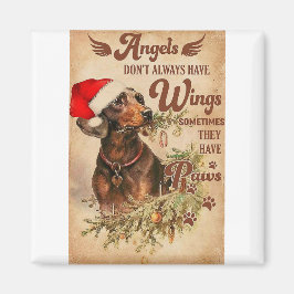 Angel Christmas Dackeln Magnet