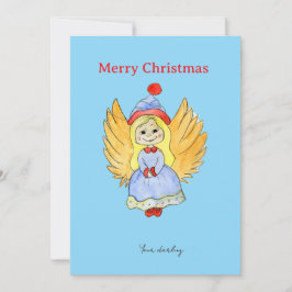 Angel Christmas Feiertagskarte