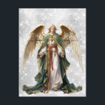 Angel Christmas Holiday Winter Watercolor Postkarte<br><div class="desc">Dieses Design kann durch Auswahl der Option Design bearbeiten personalisiert werden. Sie können auch auf andere Gegenstände übertragen. Kontaktieren Sie mich unter colorflowcreations@gmail.com oder nutzen Sie die Chat-Option oben auf der Seite, wenn Sie dieses Design auf einem anderen Produkt haben möchten oder Hilfe benötigen. Sehen Sie mehr von meinen Designs...</div>