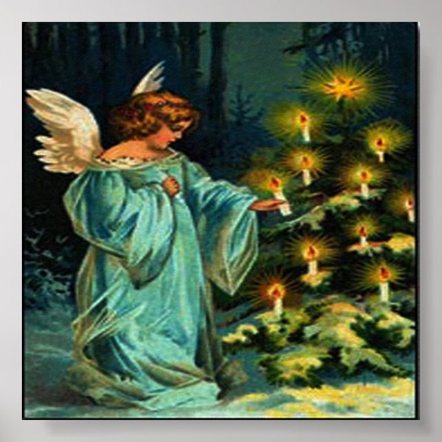 Angel Christmas Print Poster (Vorne)