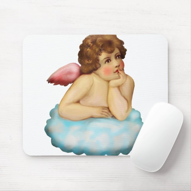 Angel Cloud Cupid Mousepad (Mit Mouse)