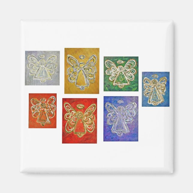 Angel Color Series Gemälde Magnete Magnet (Vorne)