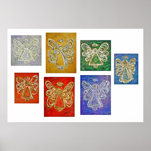 Angel Color Series Poster Art Print (Vorne)