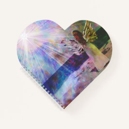 Angel contrevant Heavenly Heart Shape Carnet Journ