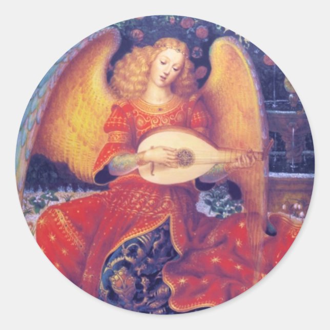 Angel de Dios-Aufkleber Runder Aufkleber (Vorderseite)