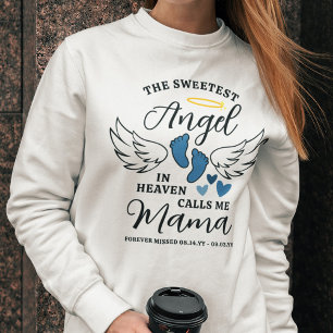 Angel der blauen Herzen nennt mich Mama-Sohn-Verlu T-Shirt