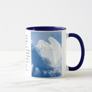 Angel der Inspiration in Wolken, Römer Tasse