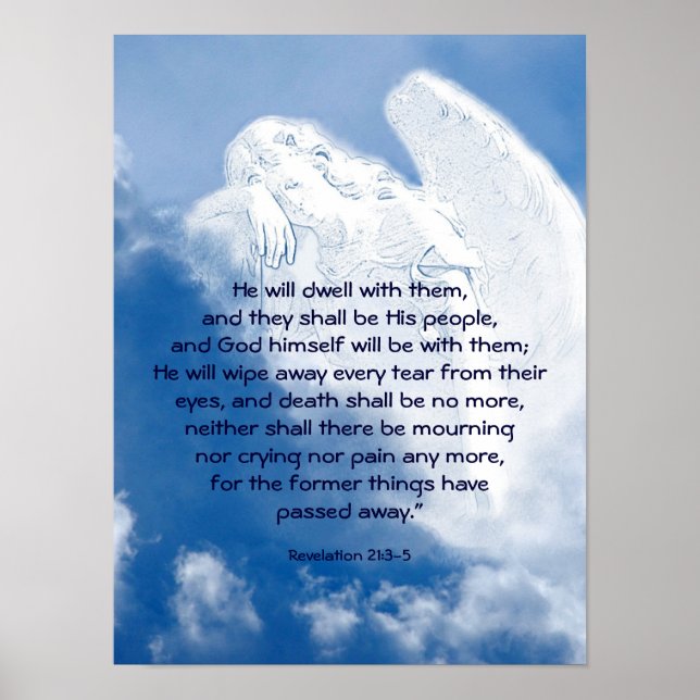 Angel der Inspiration-Schrift Poster (Vorne)