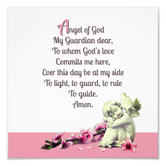 Angel der Kinderwächter Fotodruck (Vorne)