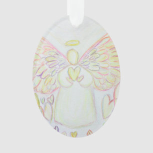 Angel des Coeurs Art Cadeau de vacances Ornament