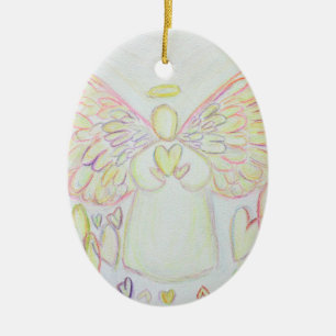 Angel des Coeurs Art Vacances Cadeaux Ornements