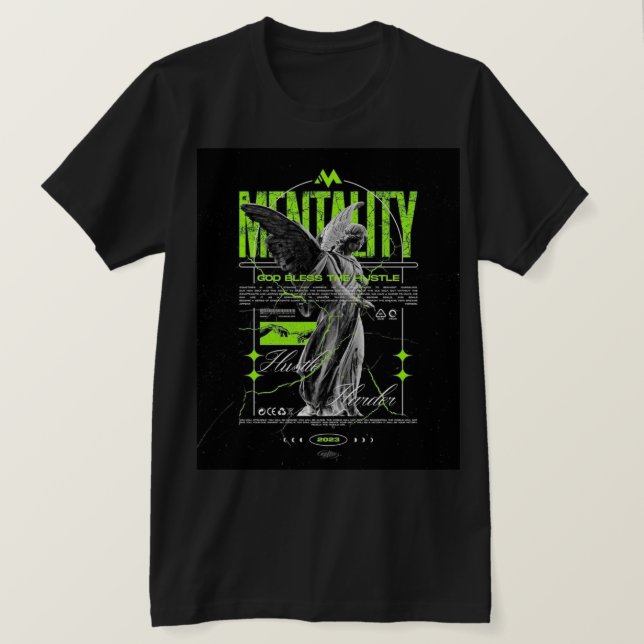 Angel des Weisheit-T - Shirt - Spirituelles grafis (Design vorne)