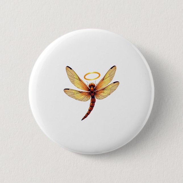 Angel Dragonfly Button (Vorderseite)
