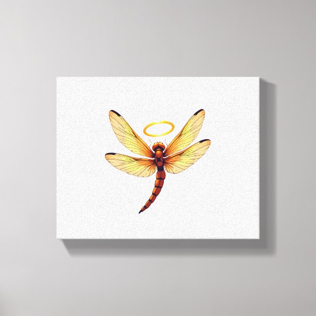 Angel Dragonfly Leinwanddruck (Vorderseite)
