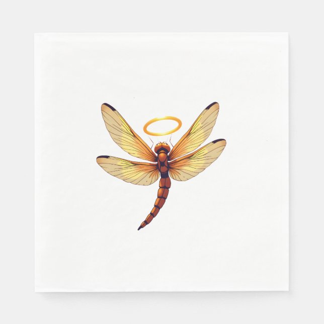 Angel Dragonfly Serviette (Vorderseite)
