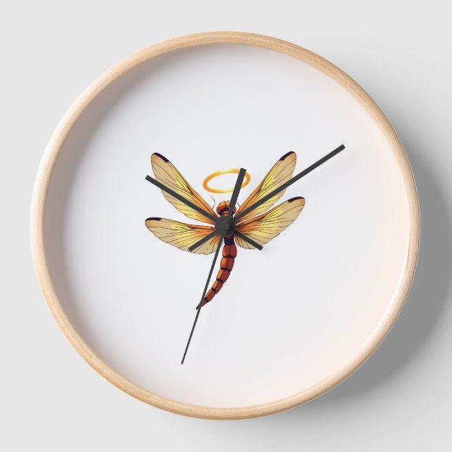 Angel Dragonfly Uhr (Vorderseite)