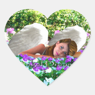 ANGEL DREAMS GARDEN OF DREAMS HEART STICKERS
