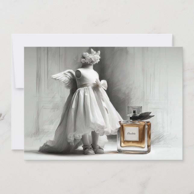Angel Dress & Parfüm Art Einladung (Vorderseite)