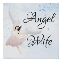 Angel Ehefrau Wine Art