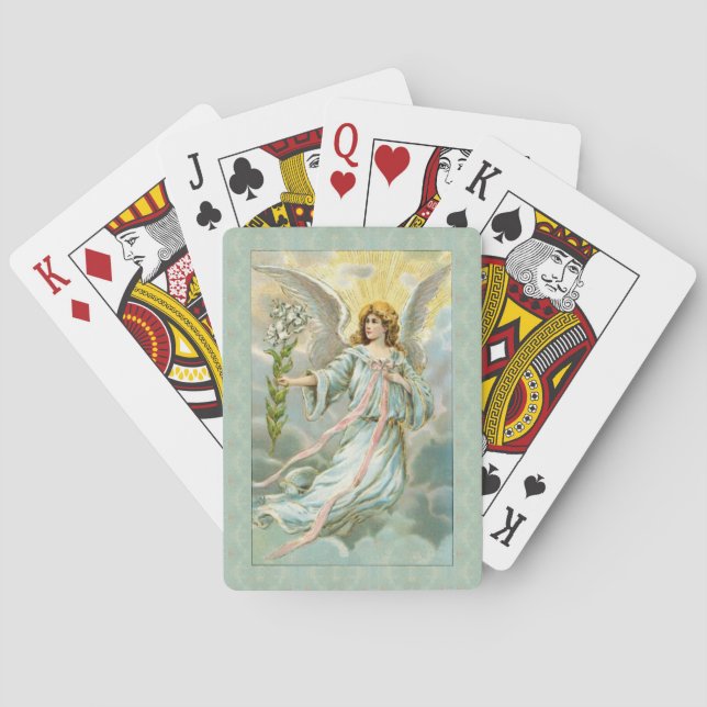 Angel En Bleu Cartes De Jeu (dos)
